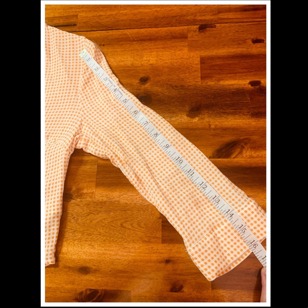 Creamsicle Gingham Crop Top - Picture 6 of 9